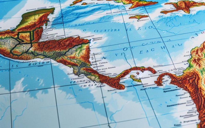 Geographical location and diversity of Central America