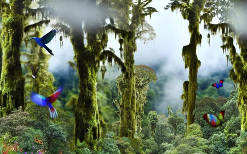 Rainforests and cloud forests in Central America